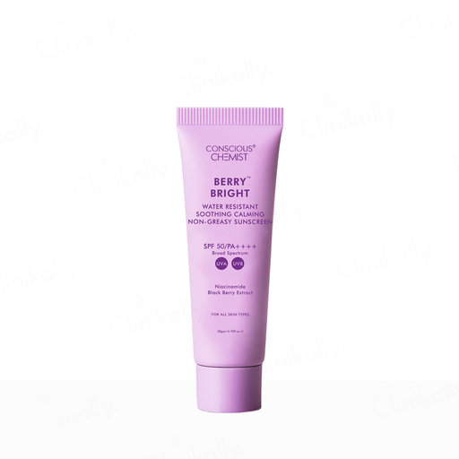 Conscious Chemist Berry Bright Water Resistant Sunscreen SPF 50 PA++++